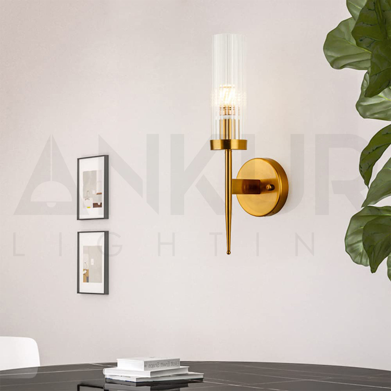 ANKUR NEXUS VINTAGE ANTIQUE BRASS WALL LIGHT