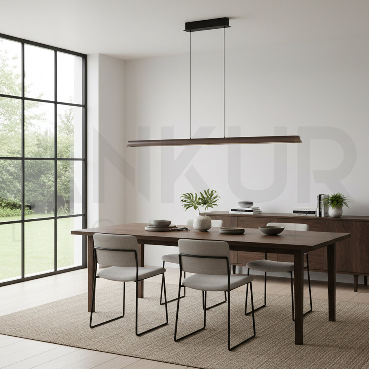 ANKUR CATENO 3CCT LED DIMMABLE WITH ADJUSTABLE LIFT FUNCTION HANGING LIGHT