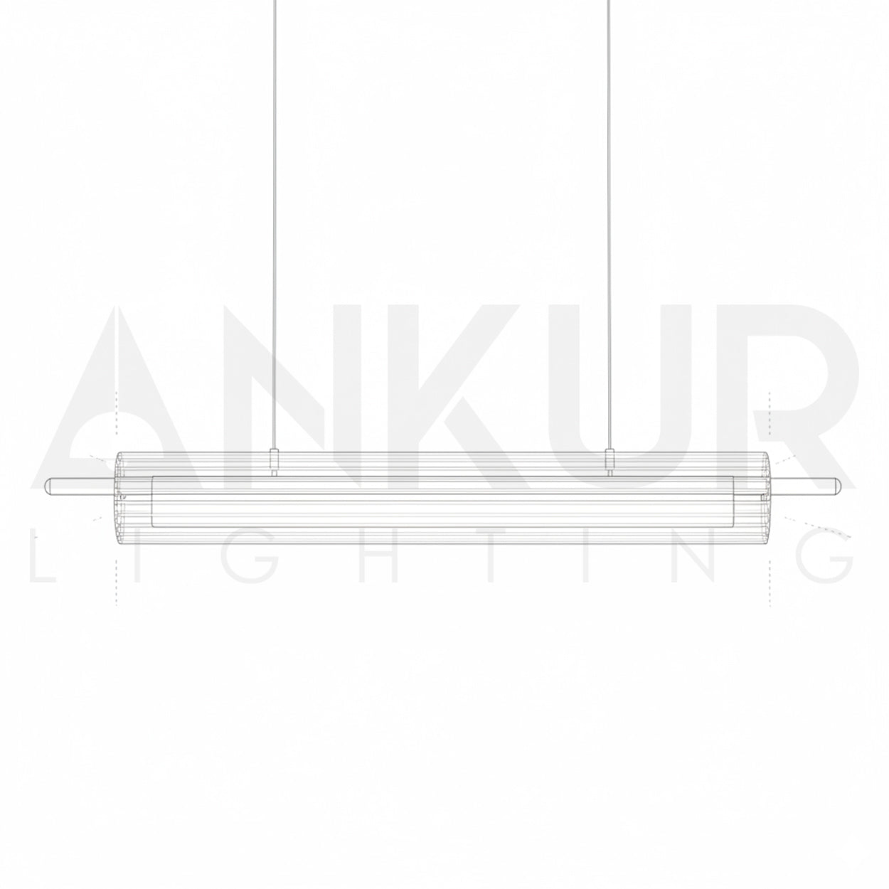 ANKUR LUSTRO METAL AND GLASS MODERN HANGING LIGHT