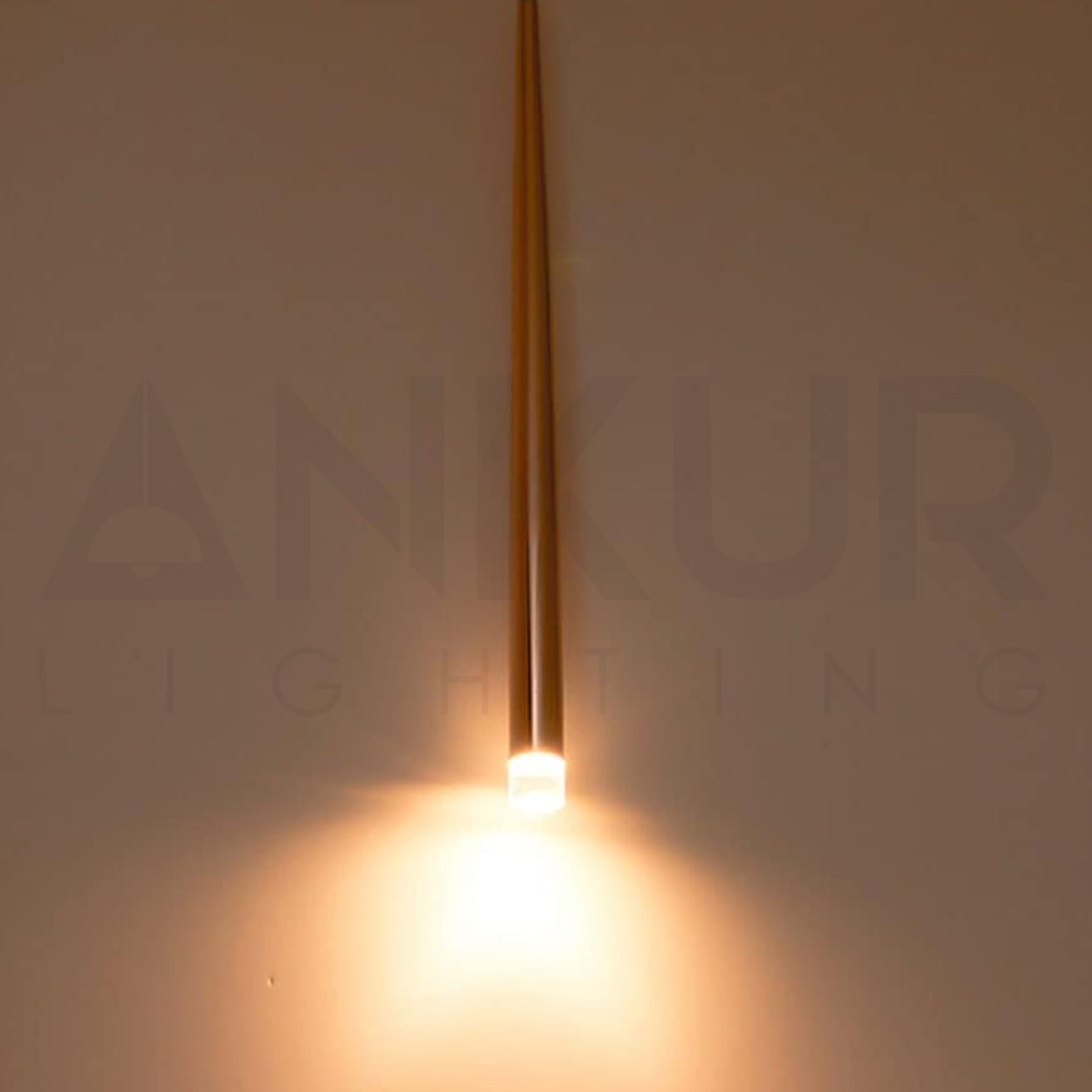 ANKUR STYX CONICAL PENDANT LIGHT FOR BEDROOM AND KITCHEN HANGING LIGHT - ROSE GOLD