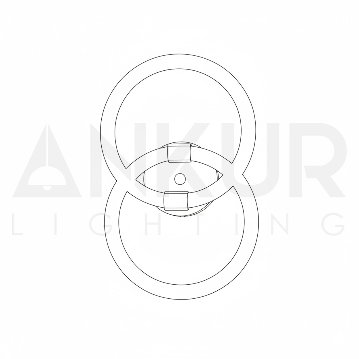 ANKUR BAGLIORE DOUBLE LOOP LED WALL LIGHT