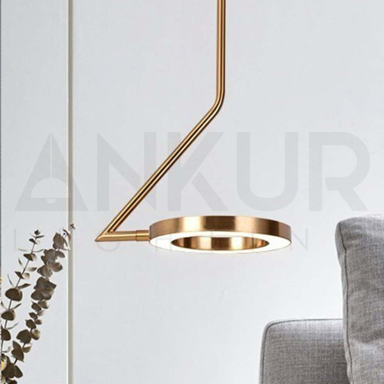 ANKUR FERROUS MODERN METAL LED PENDANT LIGHT FOR KITCHEN AND DINNING HANGING LIGHT