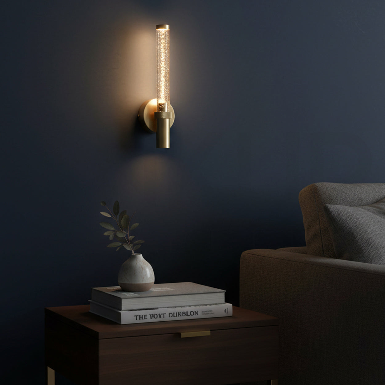 ANKUR FLUX 7W GOLD FINISH LED WALL LIGHT