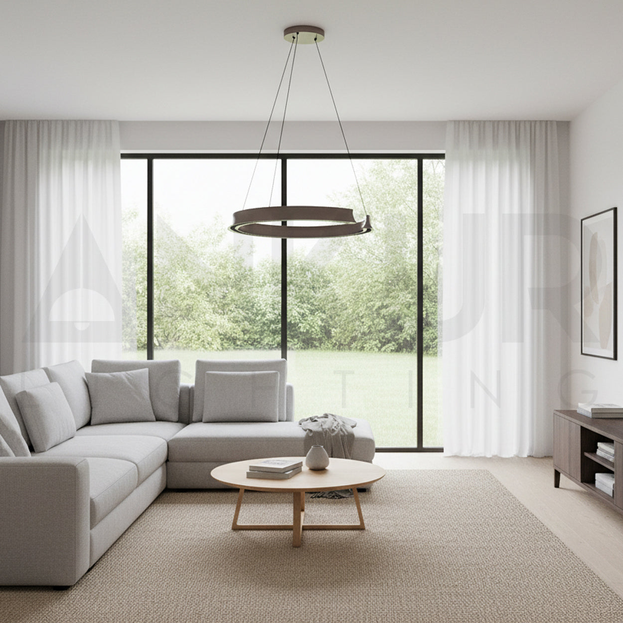 ANKUR LUMEA 3CCT LED WARM WHITE,COOL WHITE AND DAYLIGHT ALL THREE LED COLOUR IN ONE HANGING LIGHT