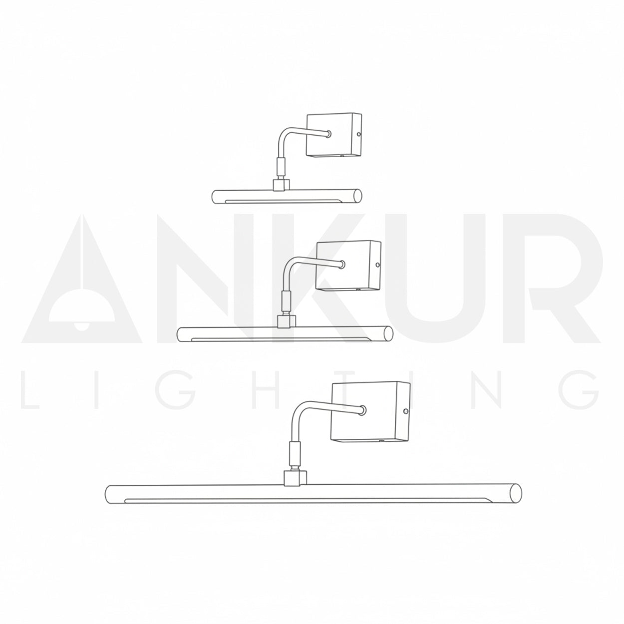 ANKUR VANYA ANTIQUE BRASS TALINI LED WALL LIGHT