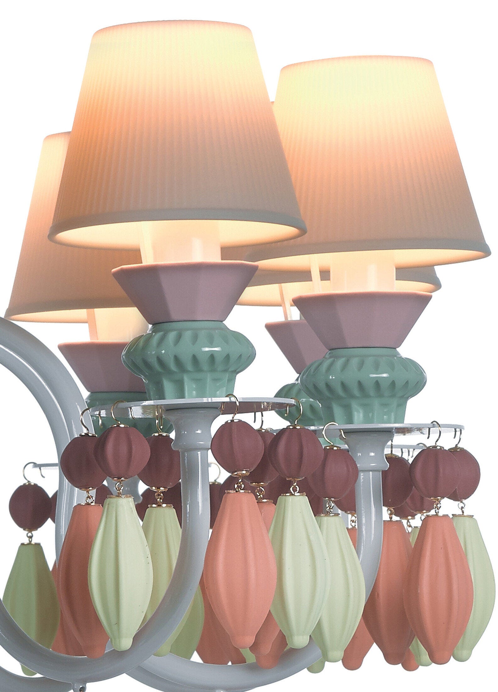 ANKUR BELLE LUXURY 8 LIGHT MULTICOLOUR HANDMADE CHANDELIER