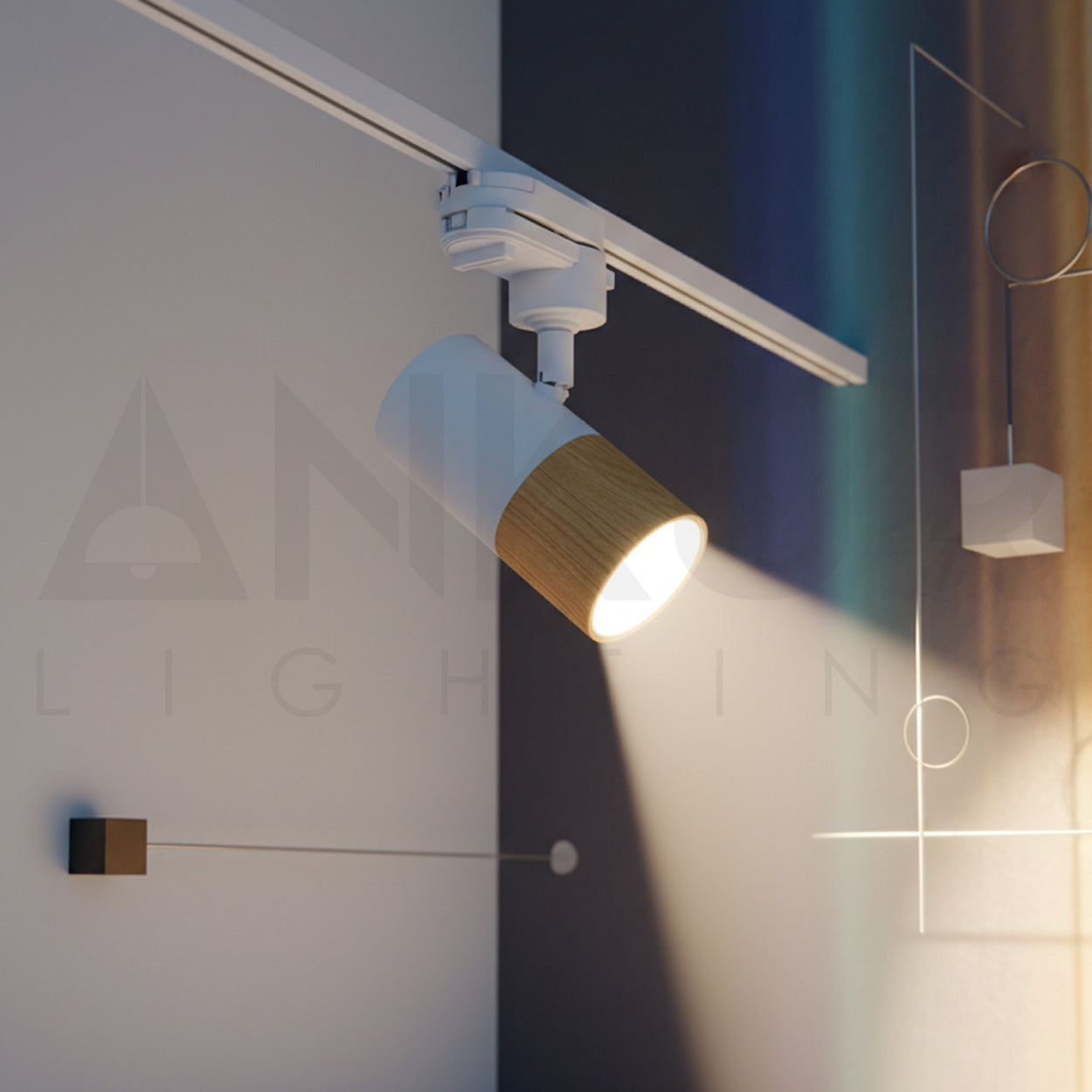 ANKUR SENTIERO GU10 7W TRACK LIGHT FOR RESIDENTIAL, RETAIL STORES AND SHOWROOMS