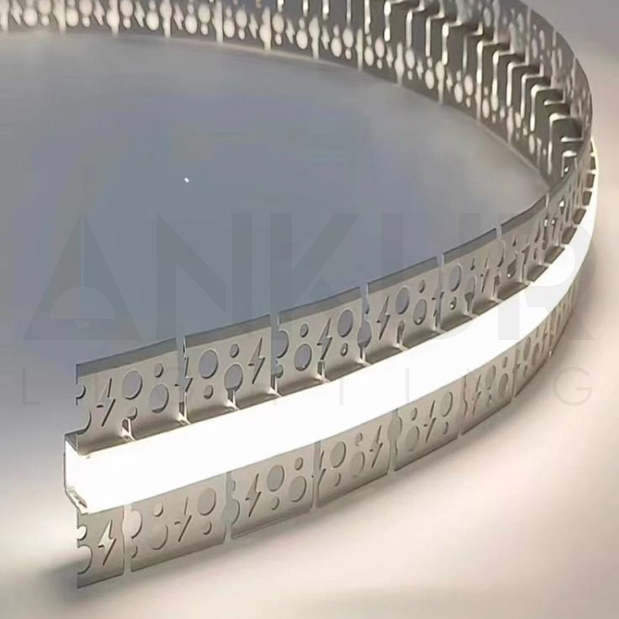 ANKUR FLEXIBLE NEON ALUMINIUM MESH CLAMP FOR NEON STRIP LIGHTS (ONLY PROFILE)