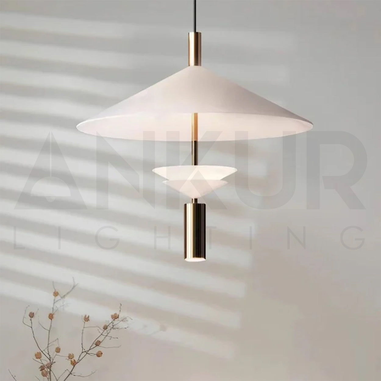 ANKUR VESPER NORDIC CREATIVE HAT SHAPED PENDANT LIGHT FOR KITCHEN AND DINNING AREA HANGING LIGHT