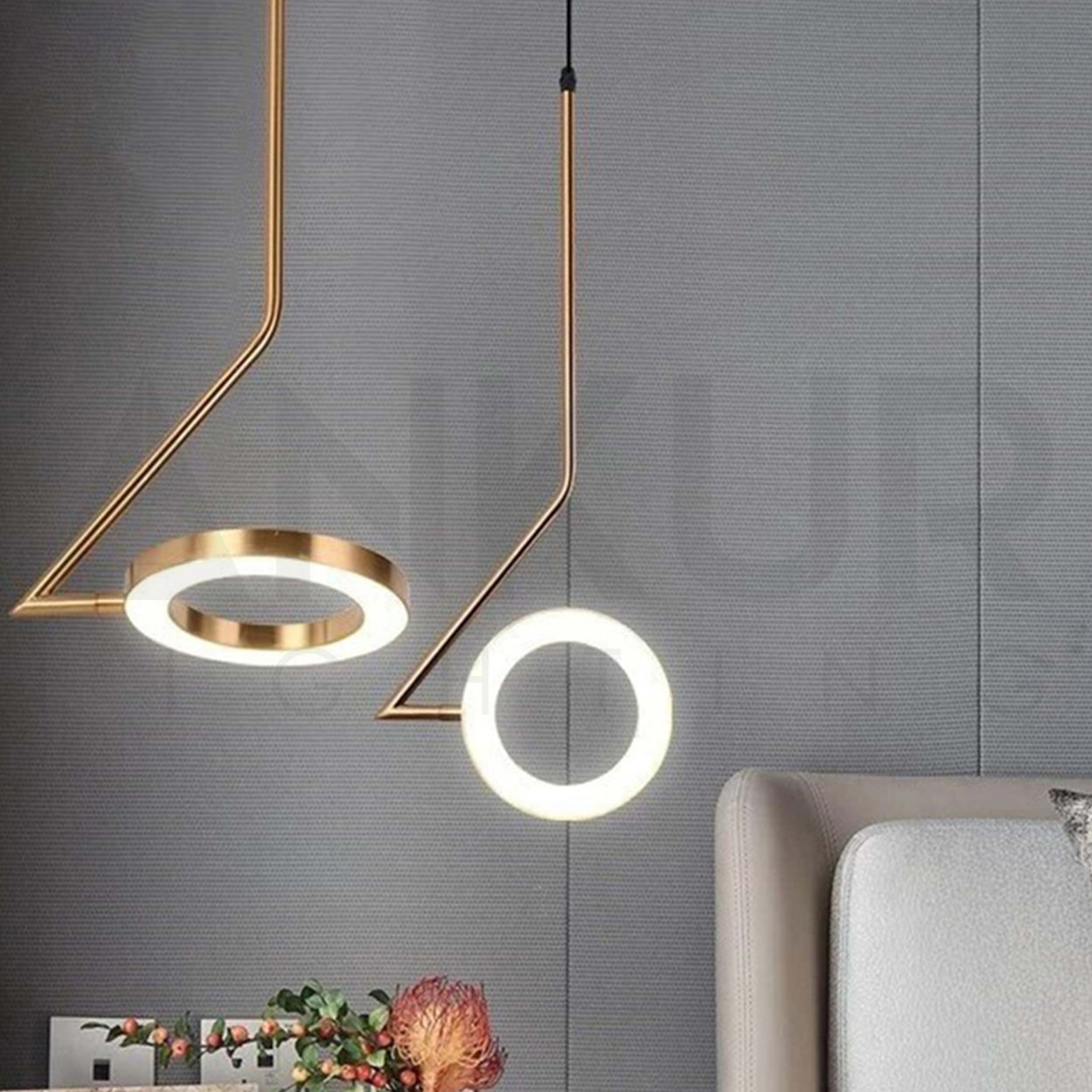ANKUR FERROUS MODERN METAL LED PENDANT LIGHT FOR KITCHEN AND DINNING HANGING LIGHT