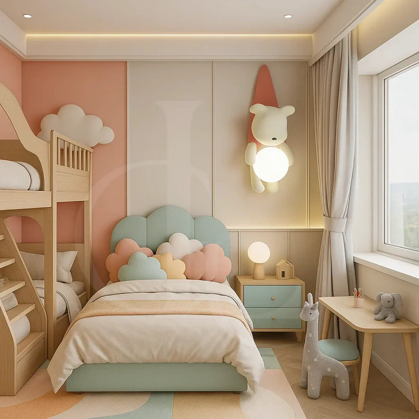 ANKUR PROTEA BEAR KIDS STYLE WALL LAMPS FOR HOME LIGHTING