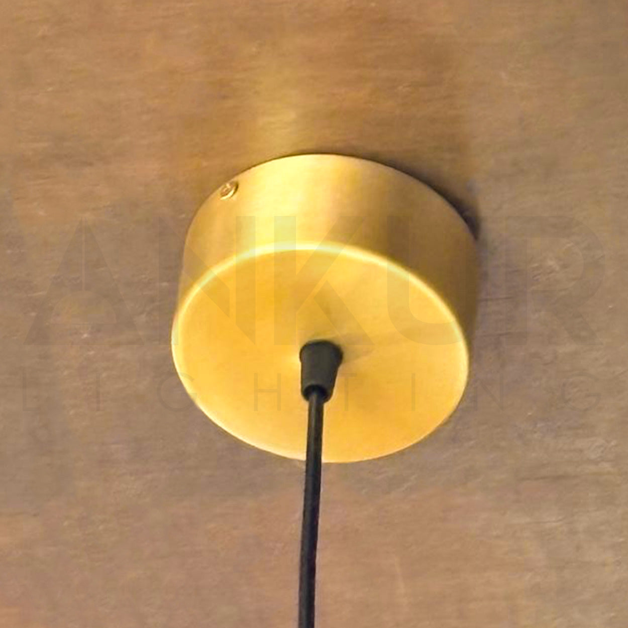 ANKUR VALINOR GOLD METAL FINISH MODERN DESIGN HANGING LIGHT