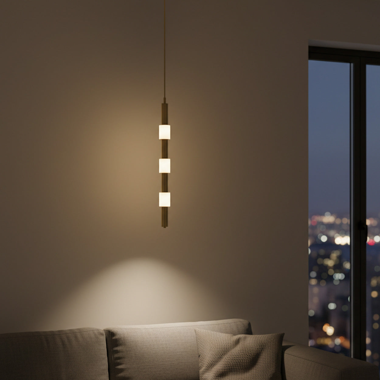 ANKUR PARIET RING METAL LED MODERN HANGING LIGHT