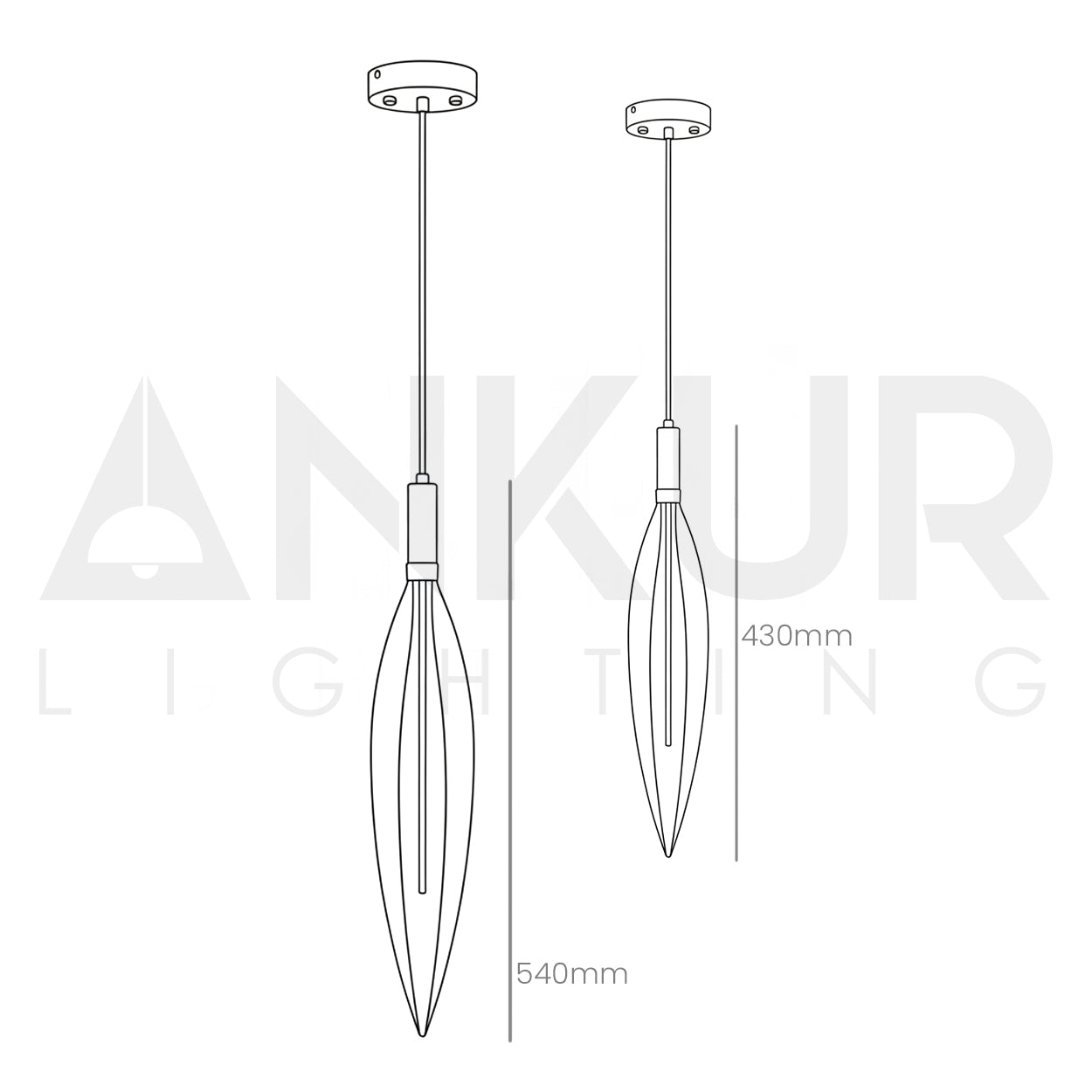 ANKUR CLEMATIS OPAL LINE ANTIQUE BRASS AND CONE GLASS UNIQUE DESIGN PENDANT LIGHT