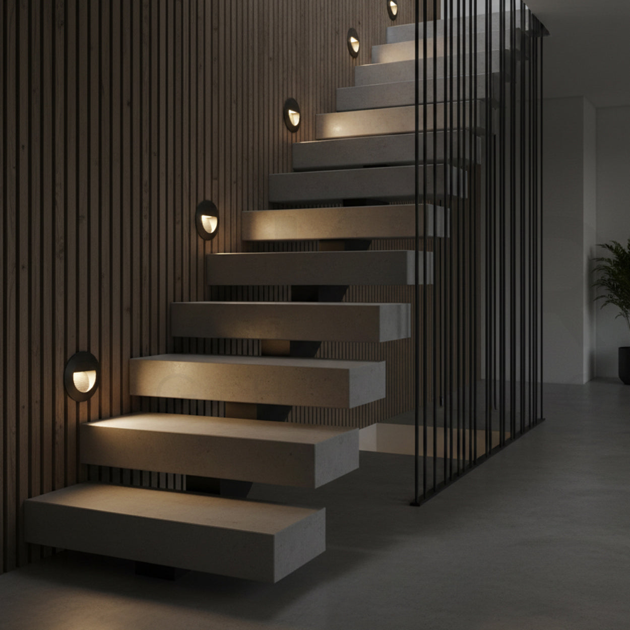 ANKUR CLEO ROUND SHAPE STEP LIGHT FOR INDOOR AND OUTDOOR LIGHTING