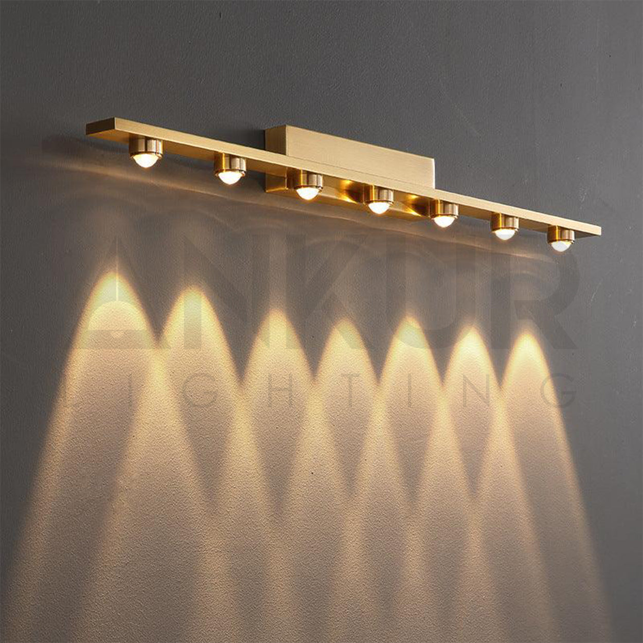 ANKUR RIVEN ANTIQUE GLARE MODERN LED MIRROR / PICTURE LIGHT