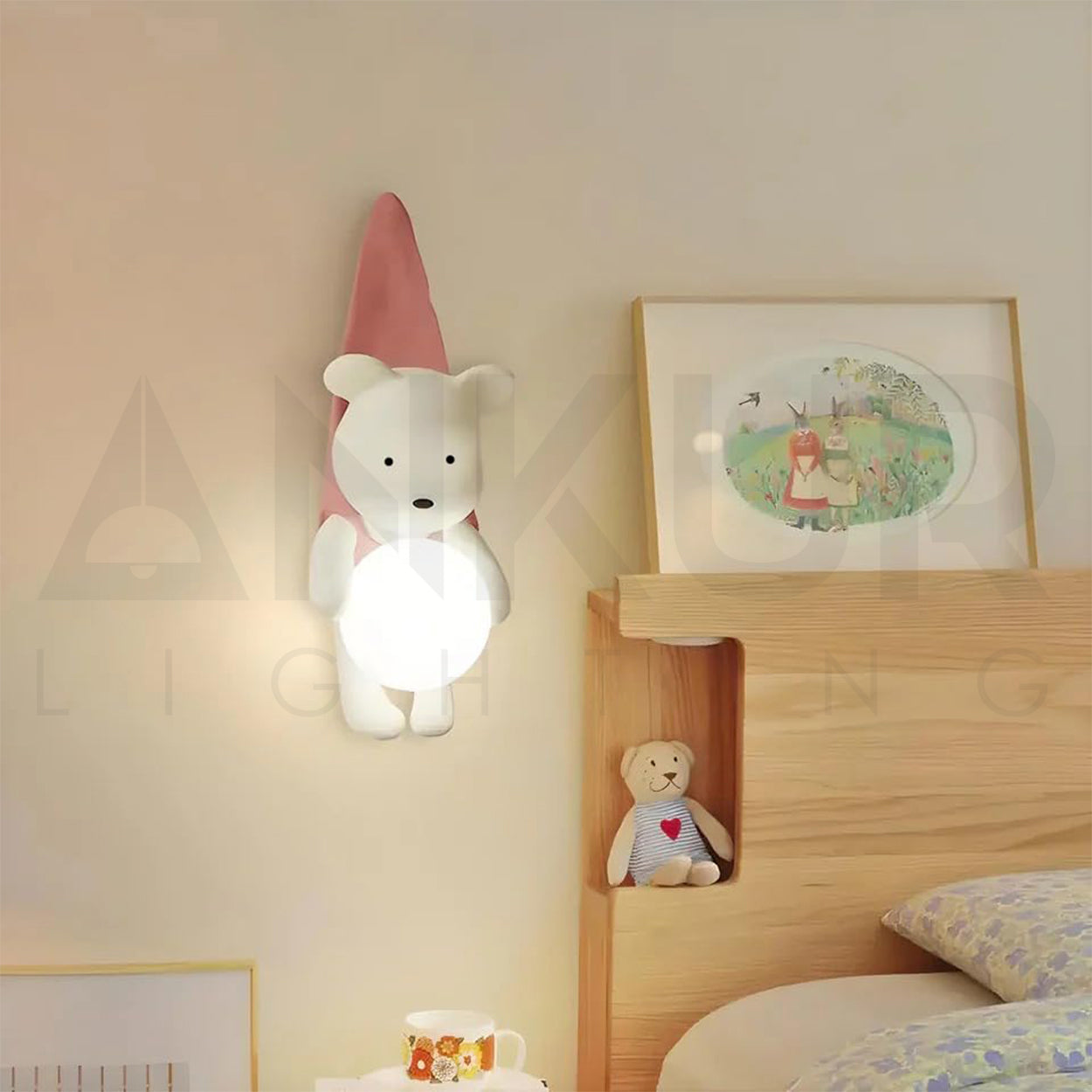 ANKUR PROTEA BEAR KIDS STYLE WALL LAMPS FOR HOME LIGHTING