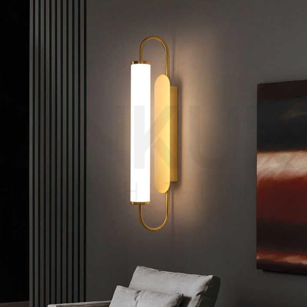 ANKUR TORUS MINIMILIST DESIGN MODERN METAL AND GLASS LED WALL LIGHT