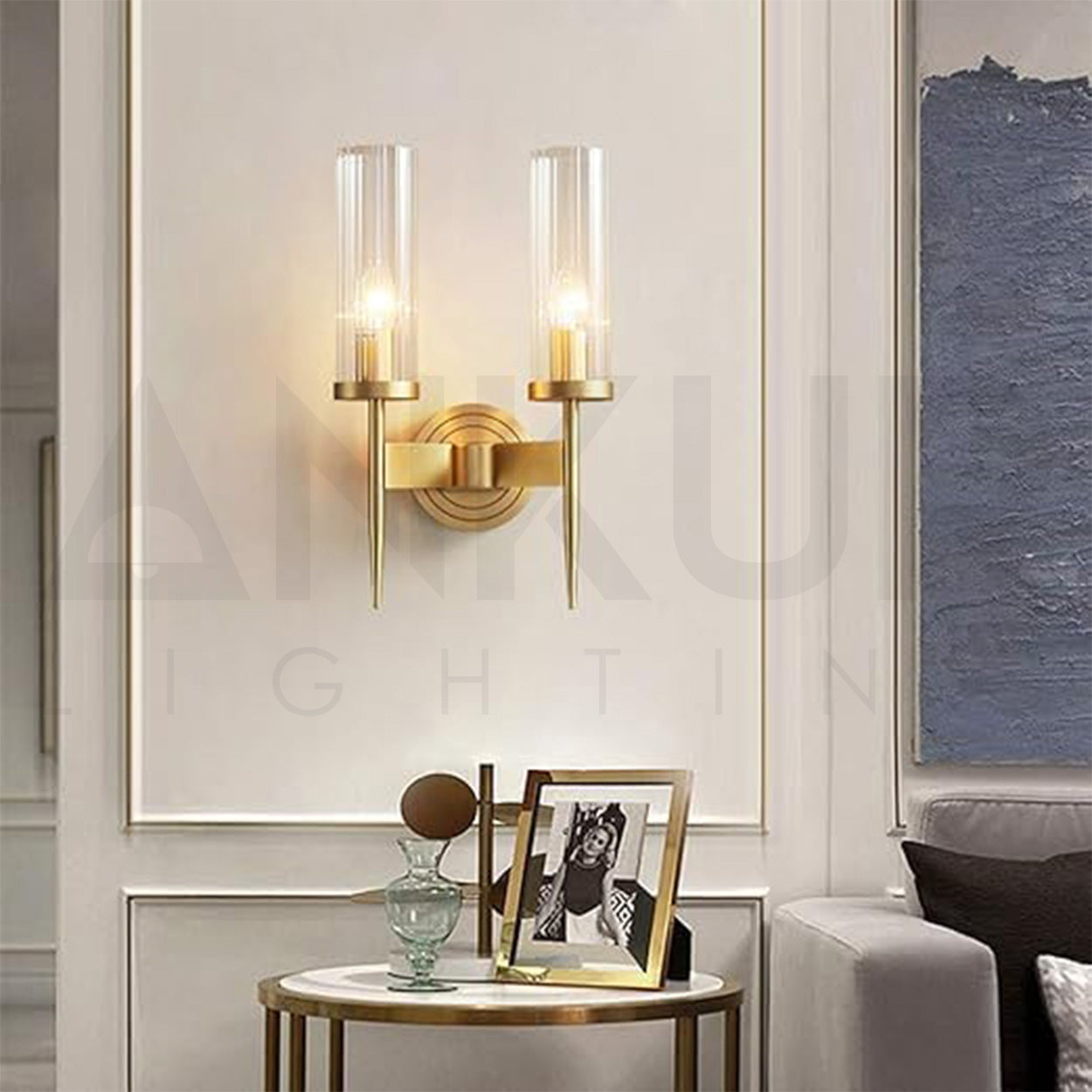 ANKUR NEXUS VINTAGE ANTIQUE BRASS WALL LIGHT