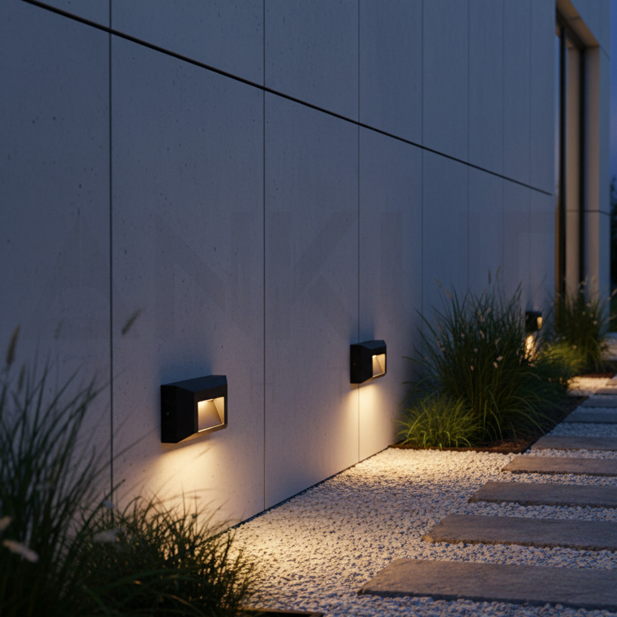 ANKUR ALYSSUM RECTANGLE SHAPE STEP LIGHT FOR INDOOR AND OUTDOOR LIGHTING