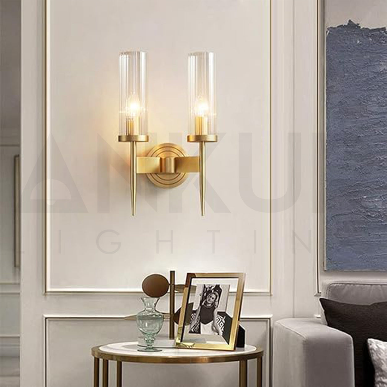 ANKUR NEXUS VINTAGE ANTIQUE BRASS WALL LIGHT