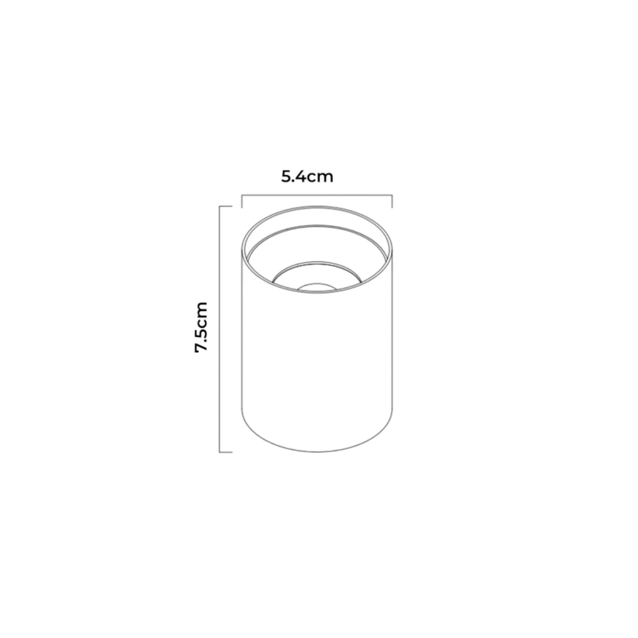 ANKUR AM30 ULTRATHIN MAGNETIC 7W CYLINDER ROUND LIGHT