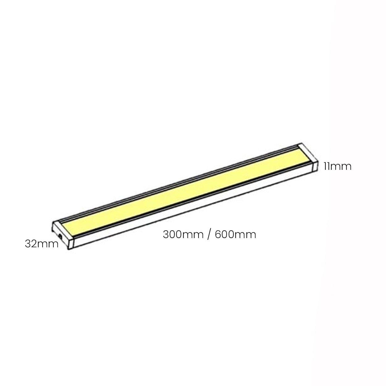 ANKUR 30MM ULTRATHIN MAGNETIC 600MM 24W LINEAR DIFFUSED LIGHT