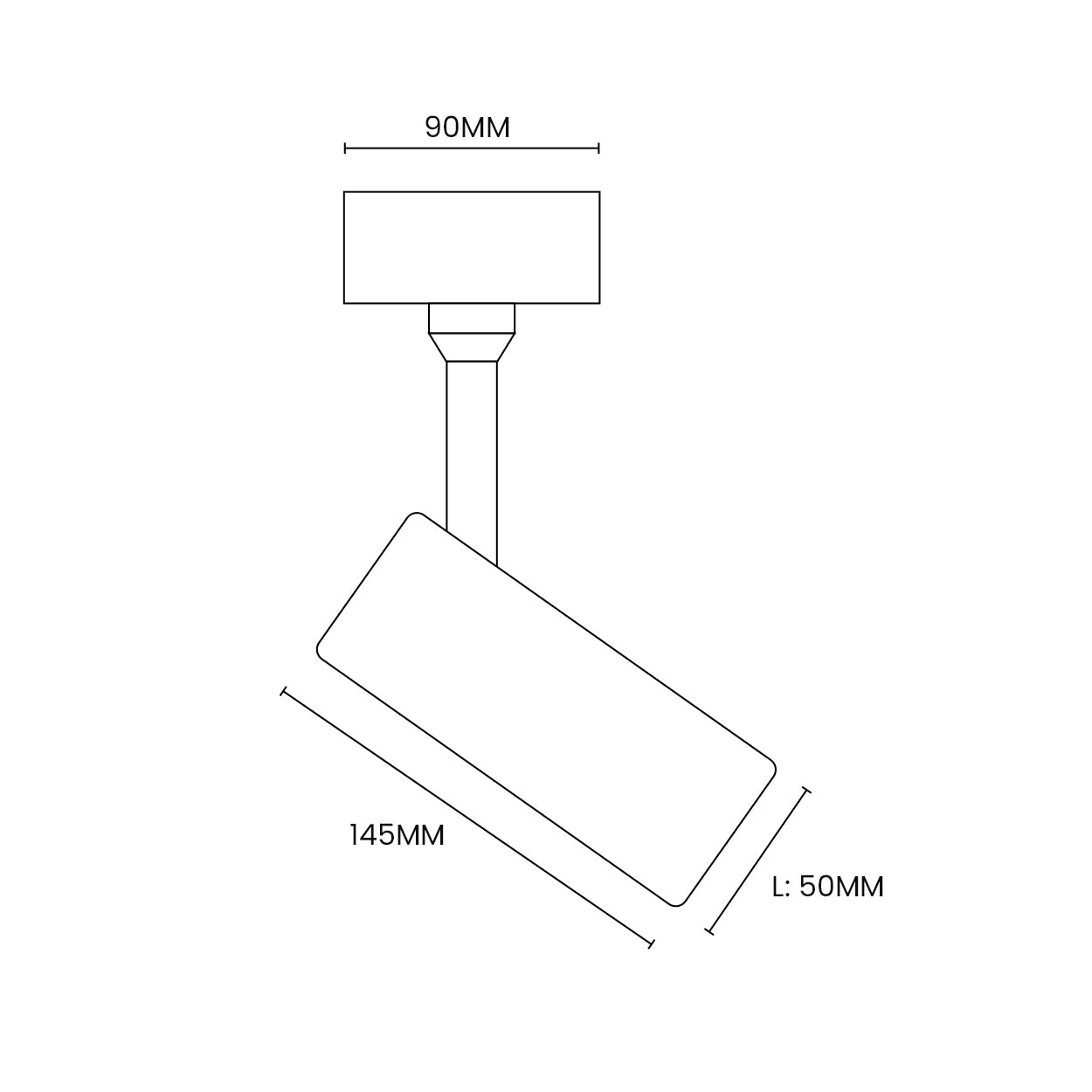 ANKUR AM30 ULTRATHIN MAGNETIC 12W TRACK LIGHT