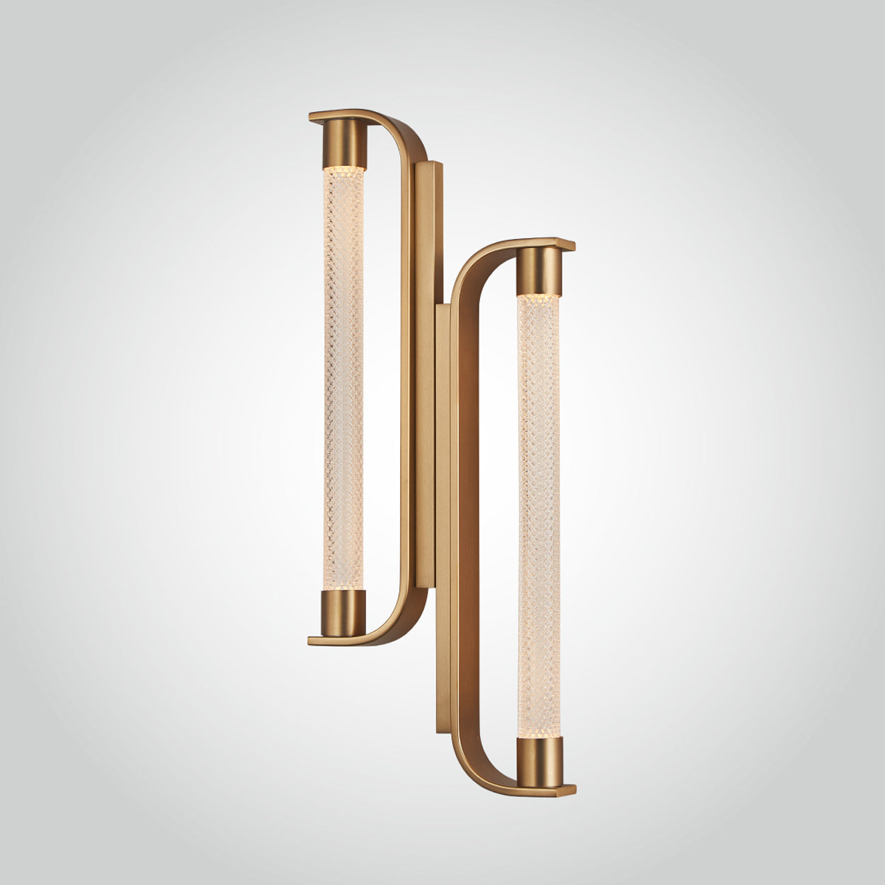 ANKUR FLAVIA CRYSTAL METAL LED MIRROR WALL LIGHT