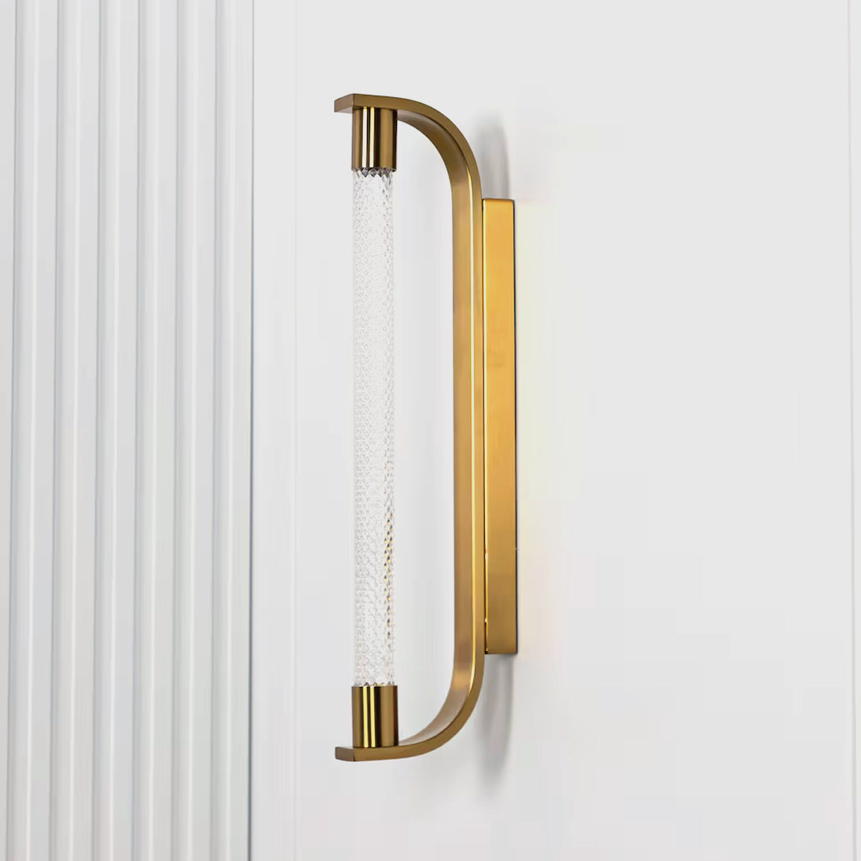 ANKUR FLAVIA CRYSTAL METAL LED MIRROR WALL LIGHT