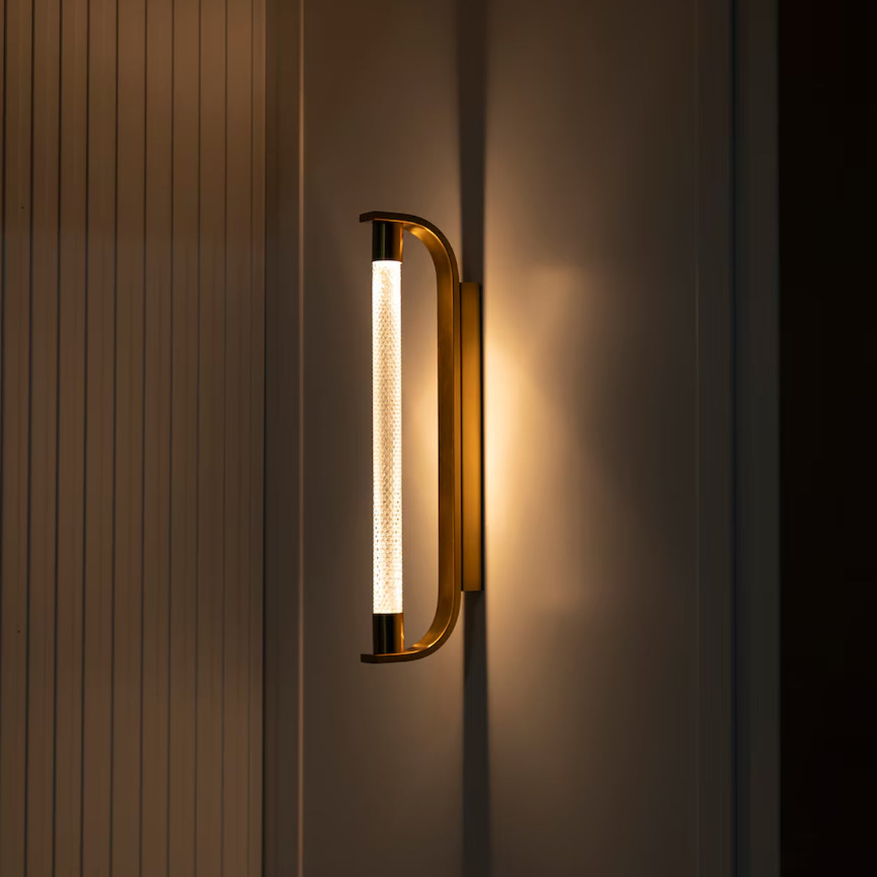 ANKUR FLAVIA CRYSTAL METAL LED MIRROR WALL LIGHT