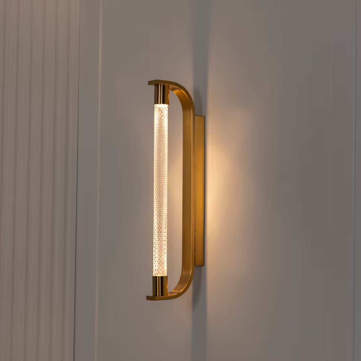 ANKUR FLAVIA CRYSTAL METAL LED MIRROR WALL LIGHT