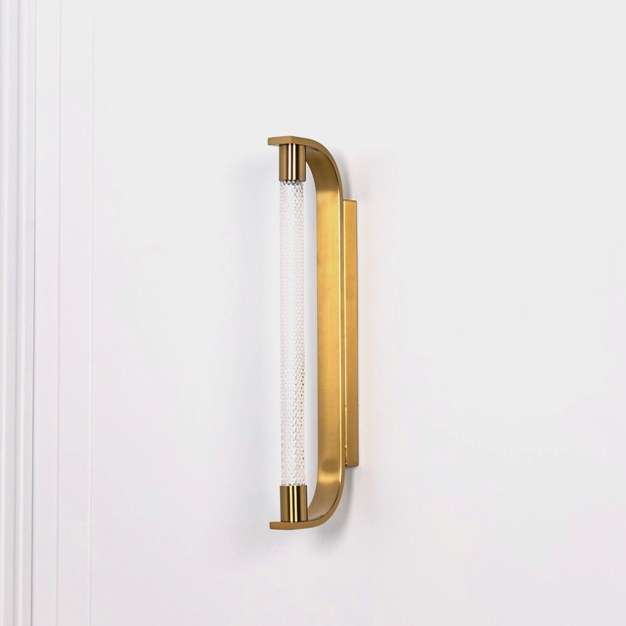 ANKUR FLAVIA CRYSTAL METAL LED MIRROR WALL LIGHT