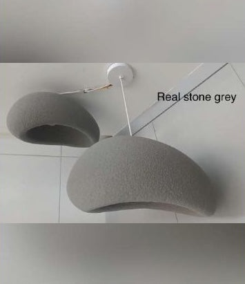 ANKUR CURVE CONCRETE LOOK PENDANT LIGHT FROM ANKUR TERRA COLLECTION