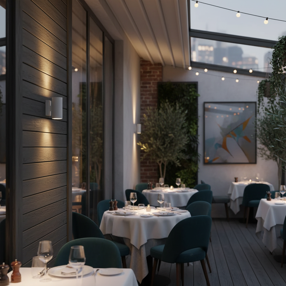 ANKUR MINI DOXX OUTDOOR LED WALL LIGHT