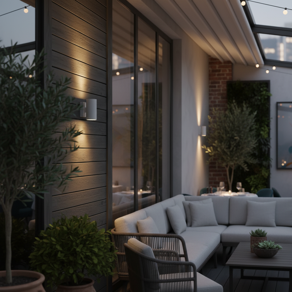 ANKUR MINI DOXX OUTDOOR LED WALL LIGHT