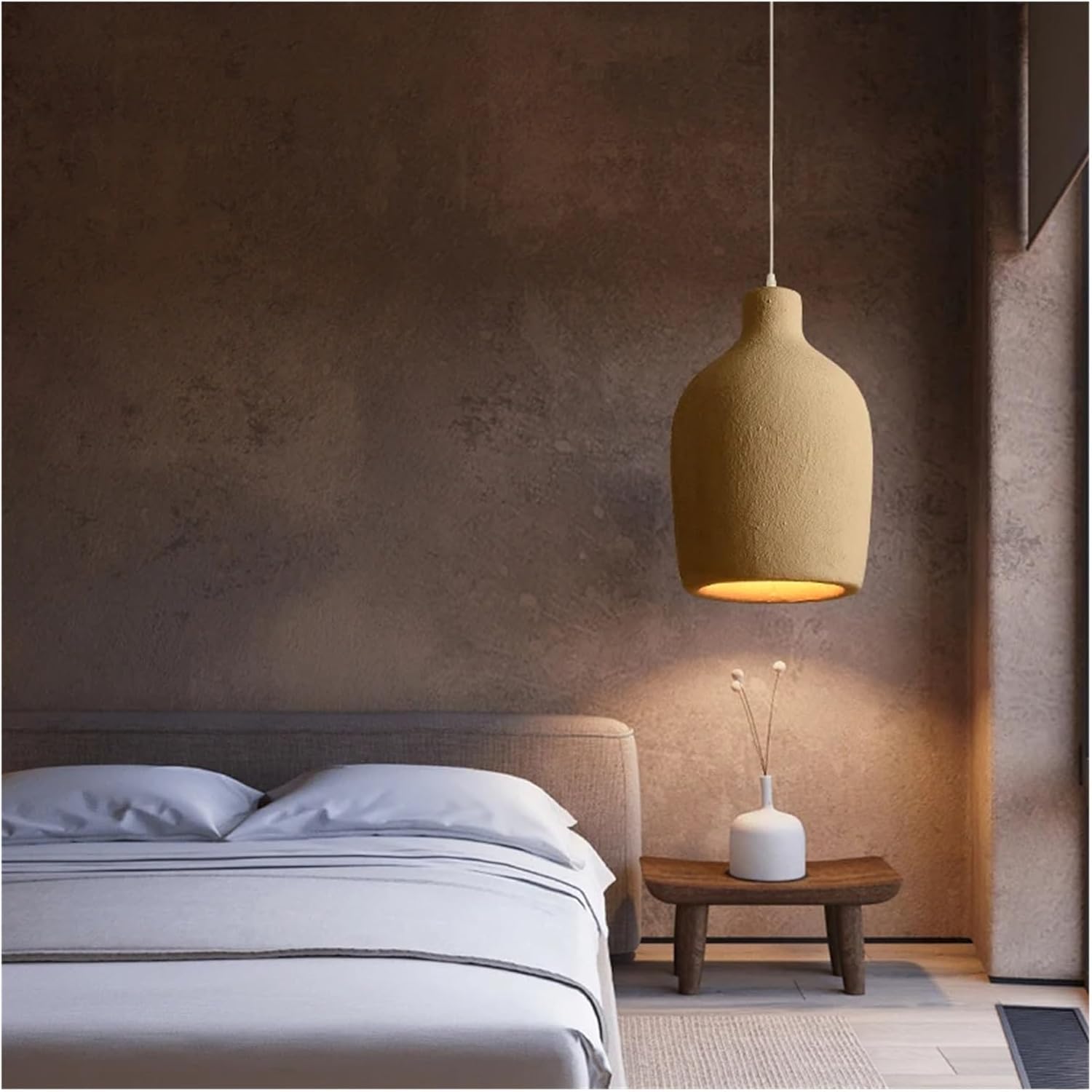 ANKUR LUNA RESIN PENDANT LIGHT FOR BEDROOM AND LIVING ROOM MODERN STYLE HANGING LIGHT