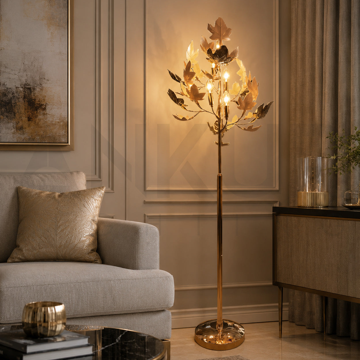 ANKUR FIORENZA MODERN METAL FLOOR LAMP