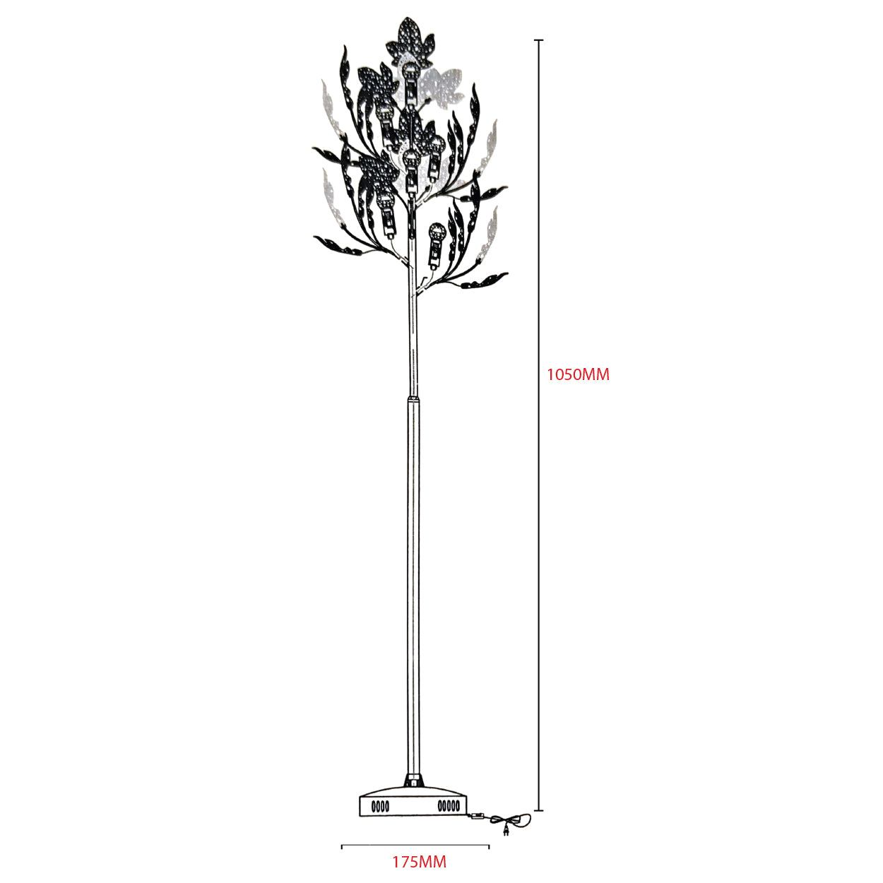ANKUR FIORENZA MODERN METAL FLOOR LAMP