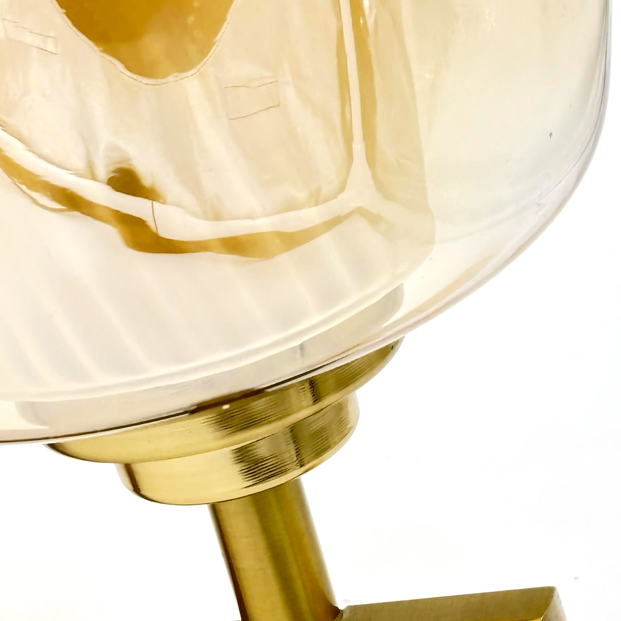 ANKUR LORENZO VINTAGE STYLE METAL AND GLASS WALL LIGHT