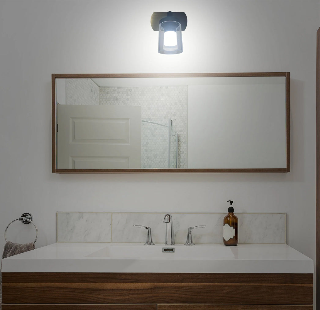 ANKUR LUCENZA METAL AND GLASS LED MIRROR WALL LIGHT