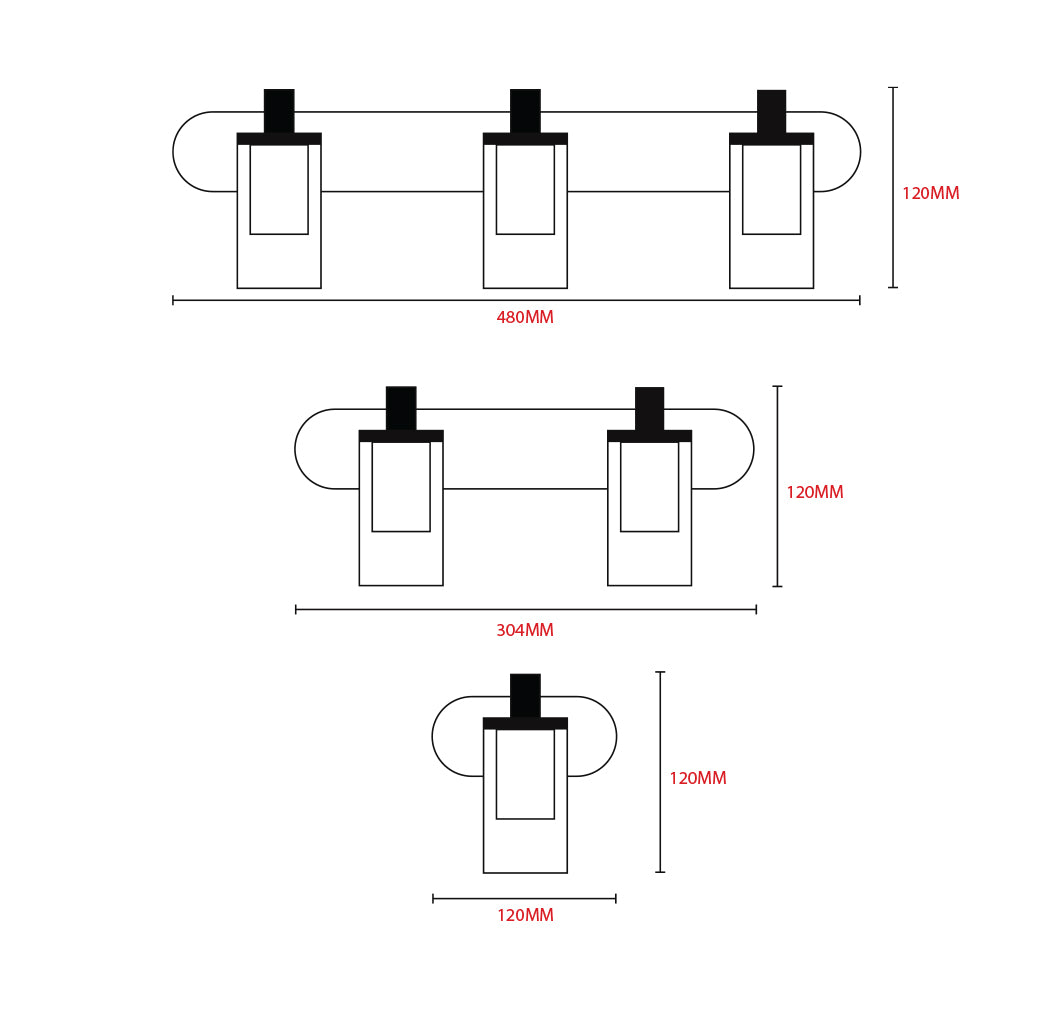 ANKUR LUCENZA METAL AND GLASS LED MIRROR WALL LIGHT