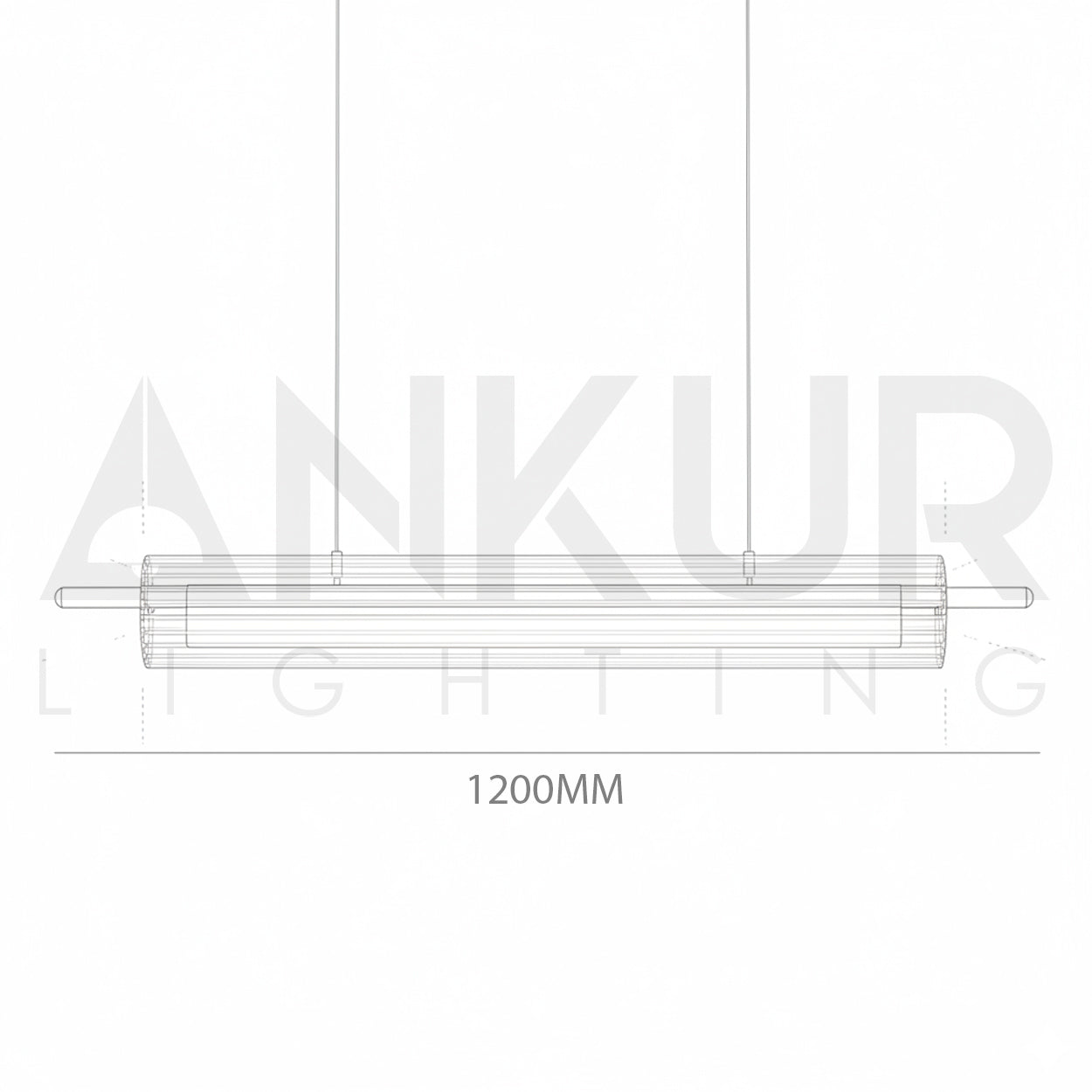 ANKUR LUSTRO METAL AND GLASS MODERN HANGING LIGHT