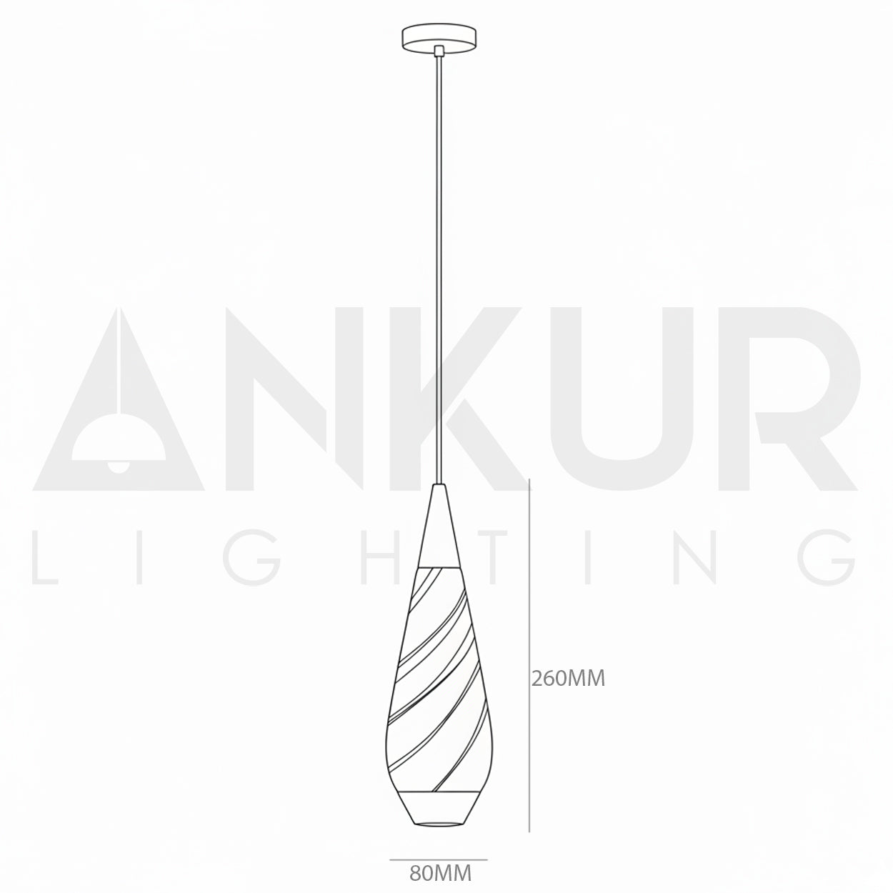 ANKUR PALAZZO ONYX MARBLE MODERN HANGING LIGHT