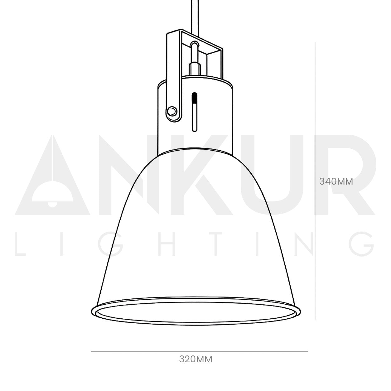 ANKUR LUEUR PREMIUM INDOOR LUMINAIRE INDUSTRIAL PENDANT LIGHTS