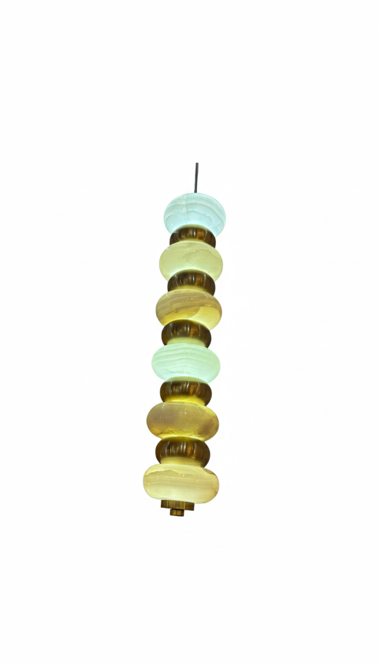 ANKUR CAELUS LUXUXY ONYX MARBLE HANGING LIGHT