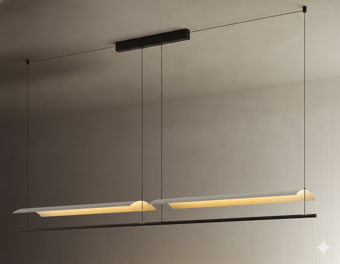 ANKUR GALLEGGI MATT WHITE FINISH HANGING LIGHT