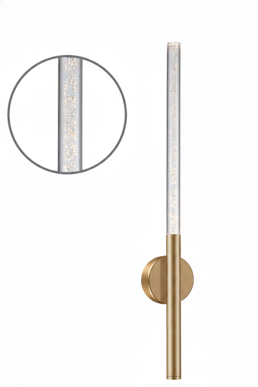 ANKUR FLUX 7W LONG GOLD FINISH LED WALL LIGHT