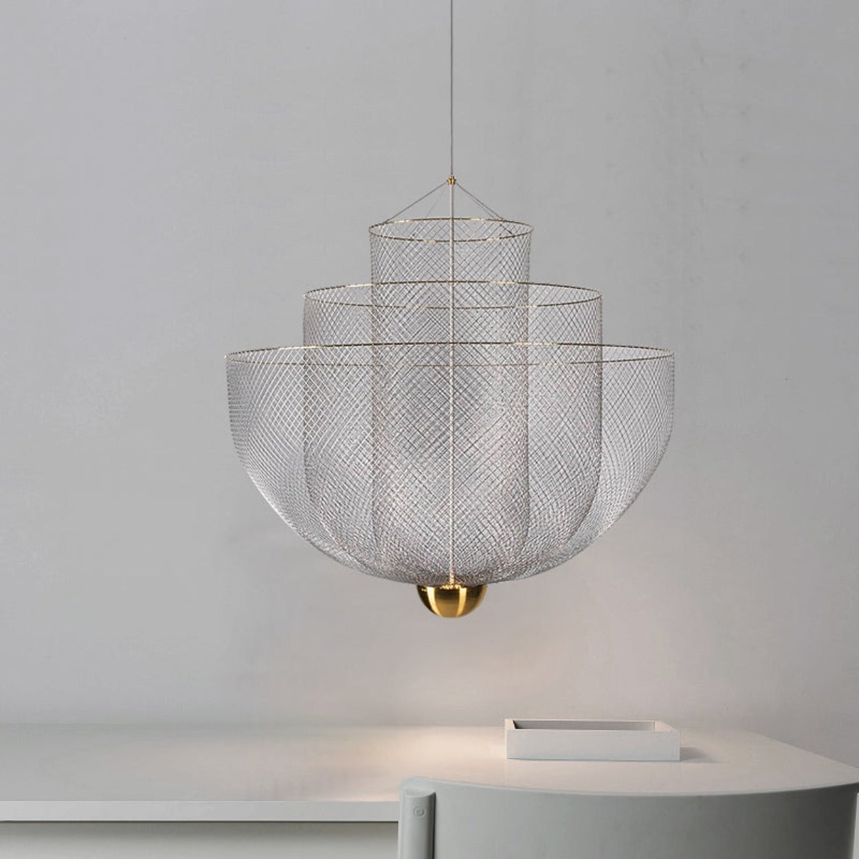 ANKUR MENSH MODERN MESH NET CONTEMPORARY CHANDELIER