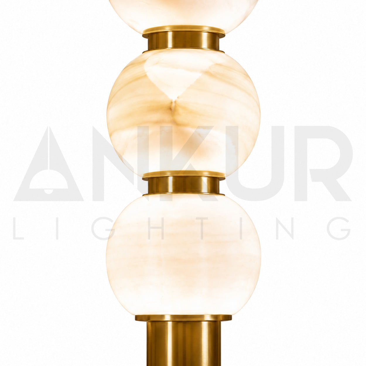 ANKUR STELO METAL AND GLASS MODERN LUXURY HANGING LIGHT
